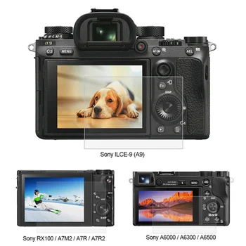 Закаленное Стекло для камеры Sony A6000/A6300/A6500 2.5D 0.3 мм Изогнутый Край 9H Твердость Поверхности Защитная Пленка Для ЖК-экрана
