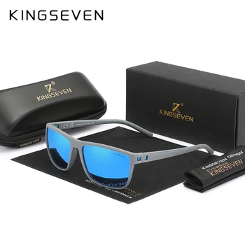 Модные солнцезащитные очки KINGSEVEN с поляризацией Uv400 с антибликовым покрытием, специально подобранные Новые очки TR90, Аксессуар для украшения очков