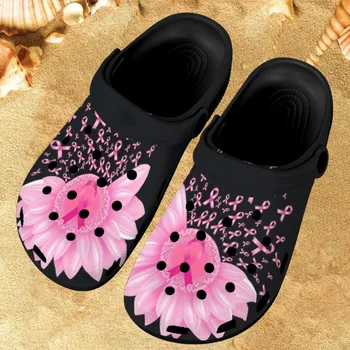 Женская обувь с отверстиями от рака молочной железы Sunflower; Летняя нескользящая пляжная обувь для девочек; домашние тапочки; уличные персонализированные сандалии; новинка;